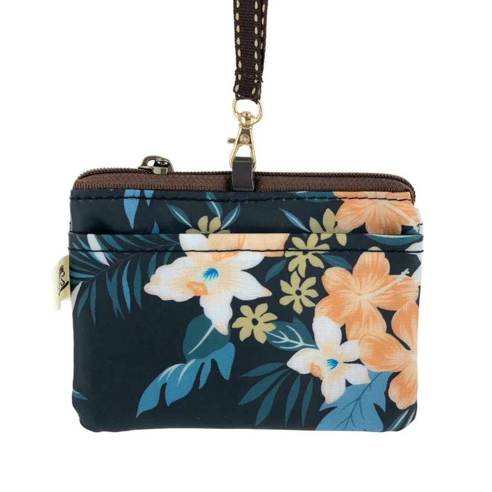 Waterproof Floral Coin Purse & Card Pouch Holder - Picture 1 of 12